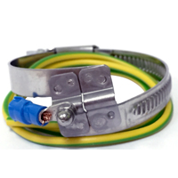 Spiral Hose Clamps with Integrated Grounding