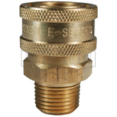 Dixon E Series, Straight Through Coupler (Male Threads)