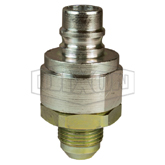 Dixon V Series, Snap-Tite H/IH Interchange Valved Nipple (JIC Male Threads)
