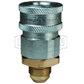 Dixon V Series, Snap-Tite H/IH Interchange Valved Coupler (JIC Male Threads)