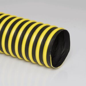 FLEXAUST CWY - CONCRETE, GLASS CLINCHING, DUST COLLECTION & BLOWER HOSE, NEOPRENE COATED NYLON FABRIC