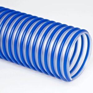 FLEXAUST FLEX-TUBE PU 60 HF - CNC ROUTERS, POWDER & BULK MATERIAL SUCTION HOSE, FDA, POLYURETHANE