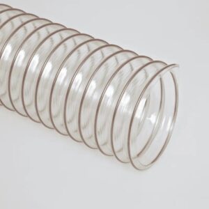 FLEXAUST FLEXADUX PU FLX-THANE LD-SD - DUST, FOOD, WOODWORKING COLLECTION HOSE, FDA, STATIC DISSIPATIVE, POLYURETHANE