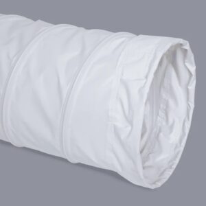 FLEXAUST SPRINGFLEX FX-180 - DEHUMIDIFICATION, FLAME RETARDANT, BLOWER HOSE, HVAC, HEATING/COOLING HOSE, PVC VINYL COATED POLYESTER FABRIC