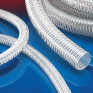 NORRES AIRDUC PUR 355 AS (HD) - HIGHLY ABRASION, HEAVY DUTY, MICROBER RESISTANT, FLAME RETARDANT, ANTISTATIC POLYURETHANE HOSE